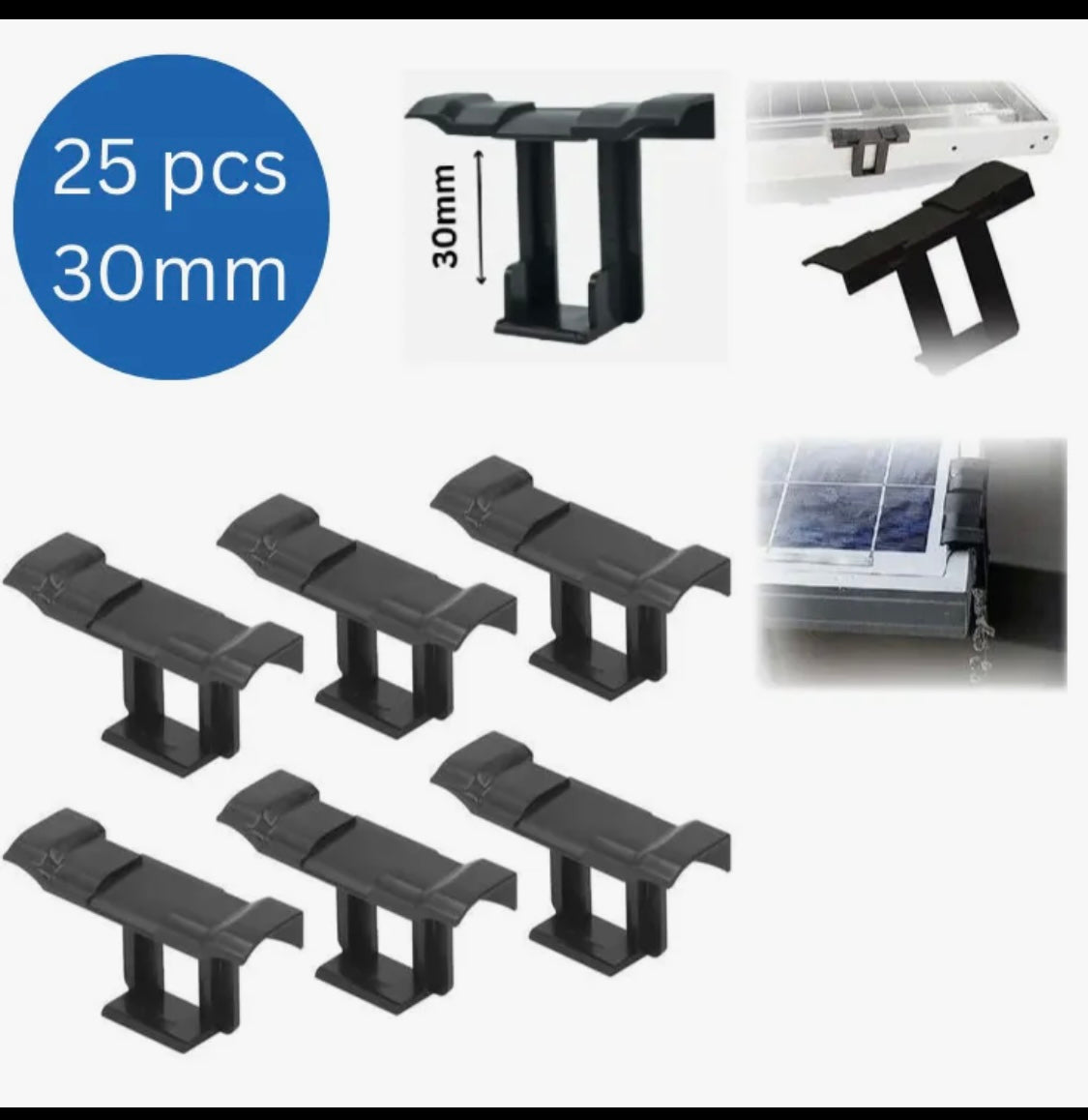 30mm Solar Panel Water Drainage Clips